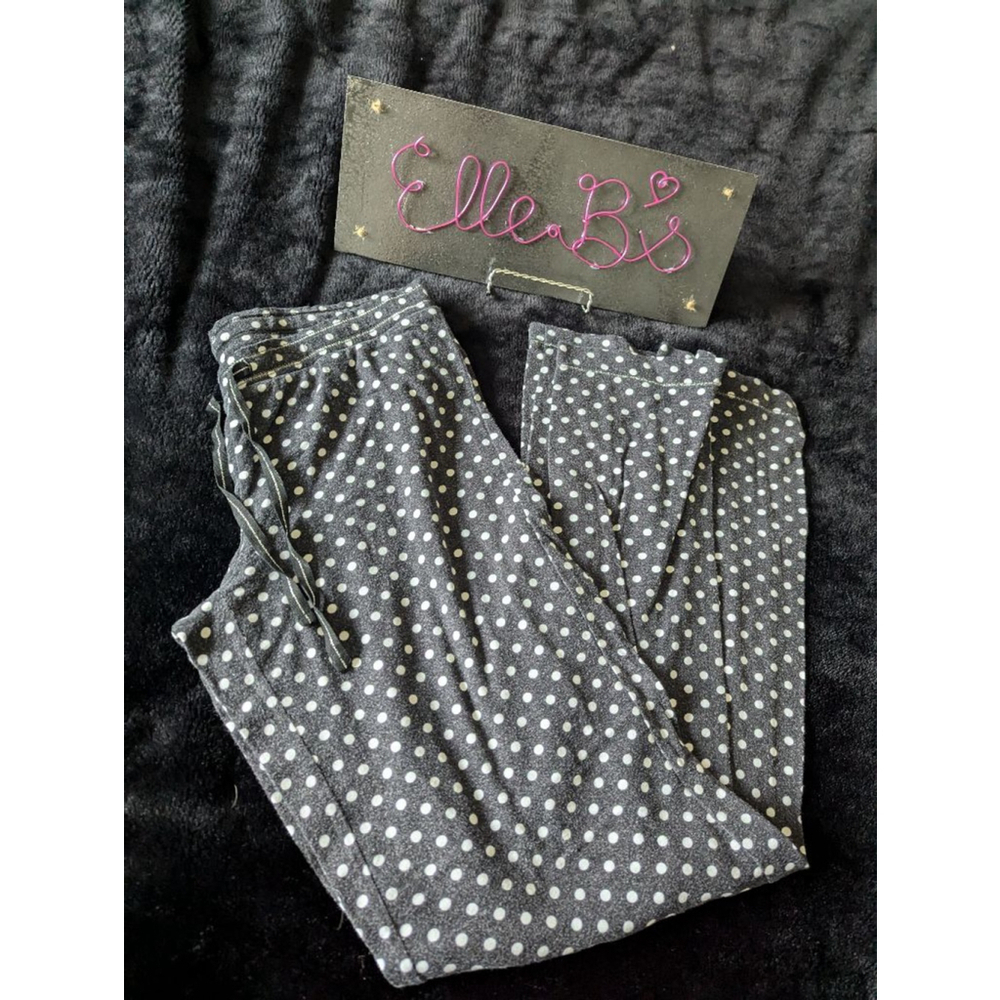 EUC VS Faded Black/White Dot Pants S
